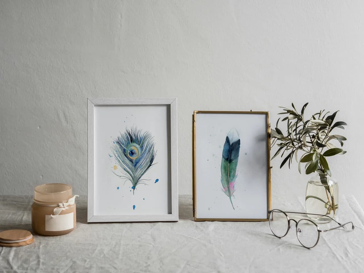 Peacock shown in a room setting