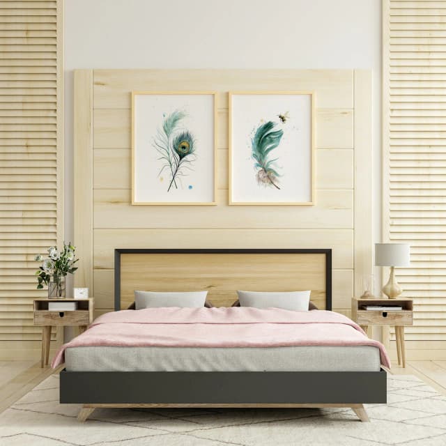 Peacock shown in a room setting