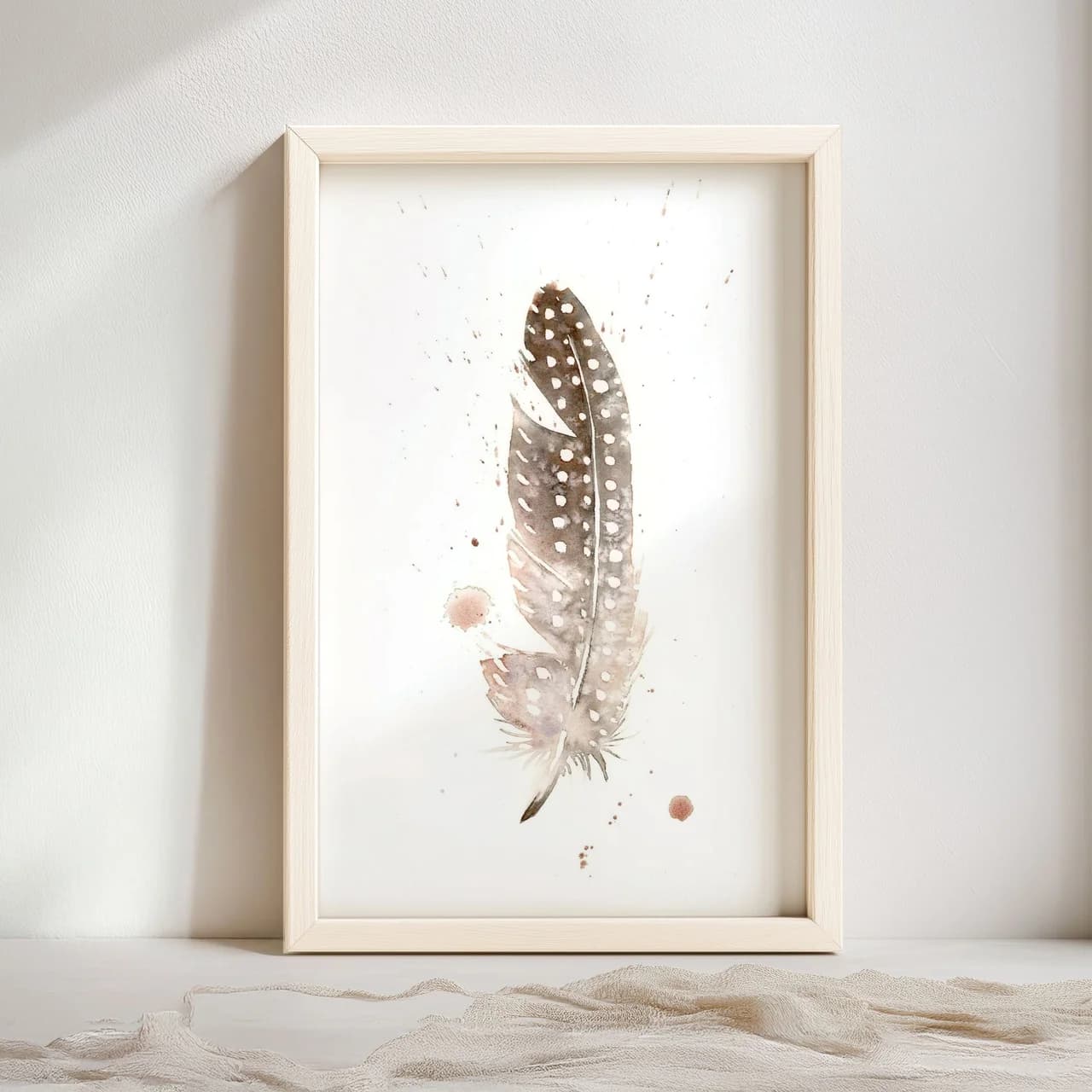 Guinea Fowl shown in a room setting