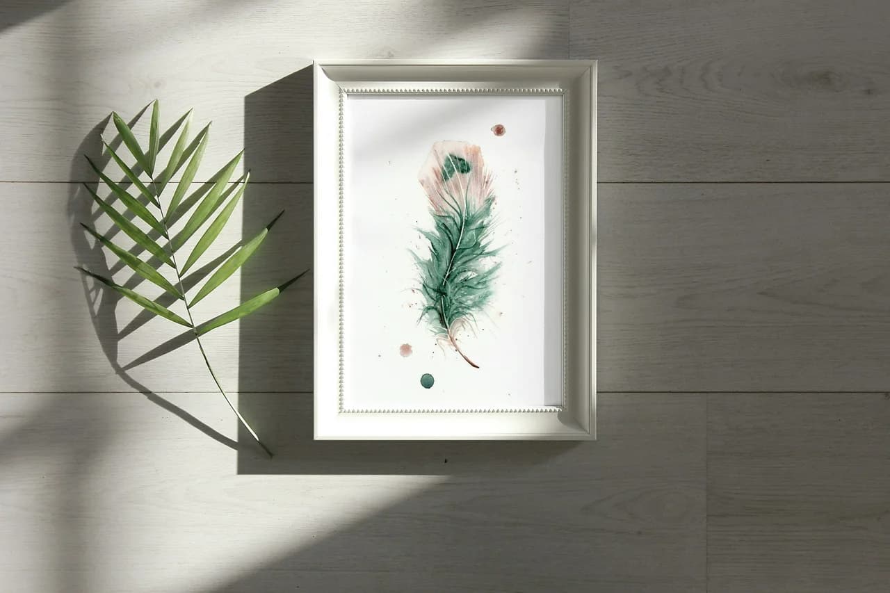 Peacock shown in a room setting