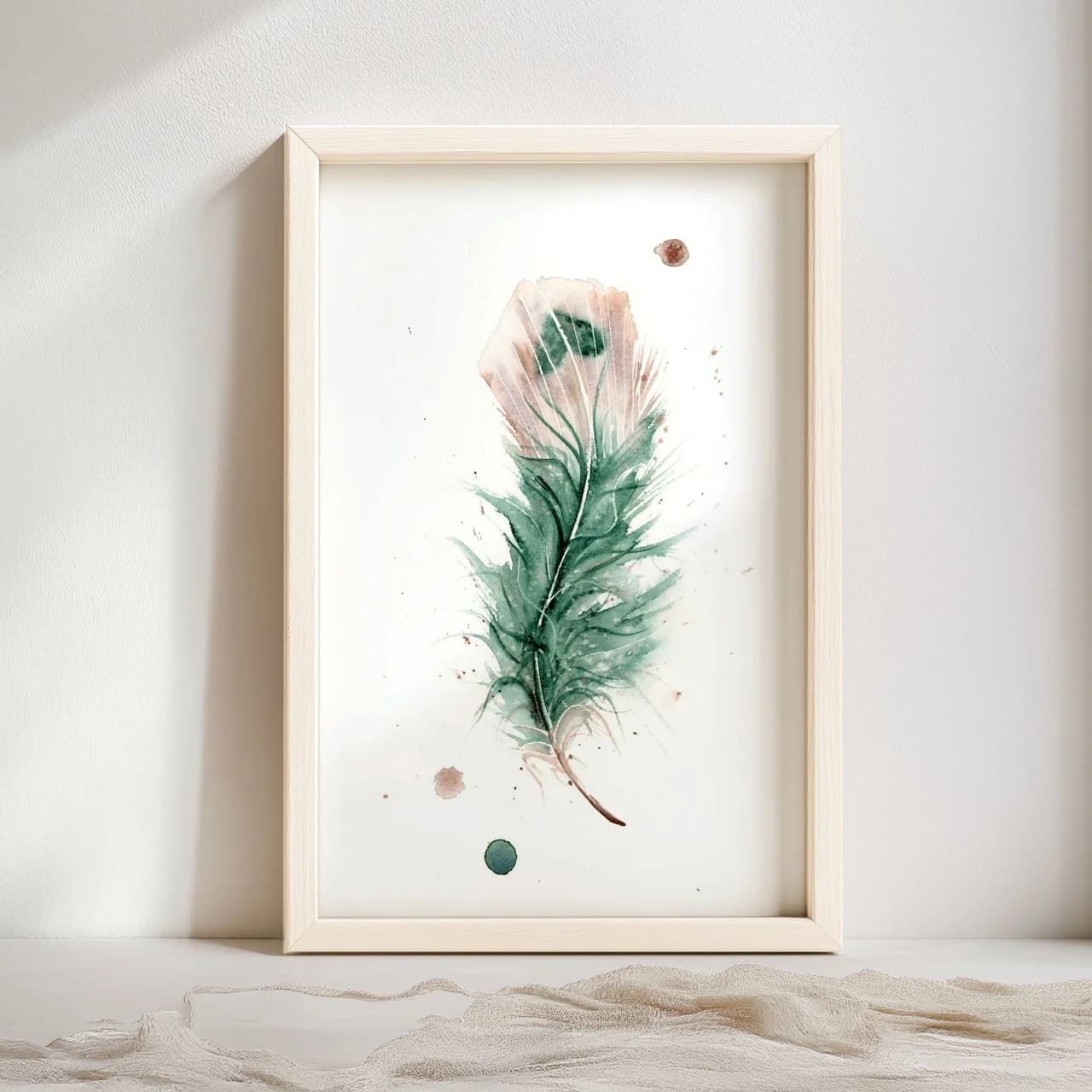 Peacock shown in a room setting