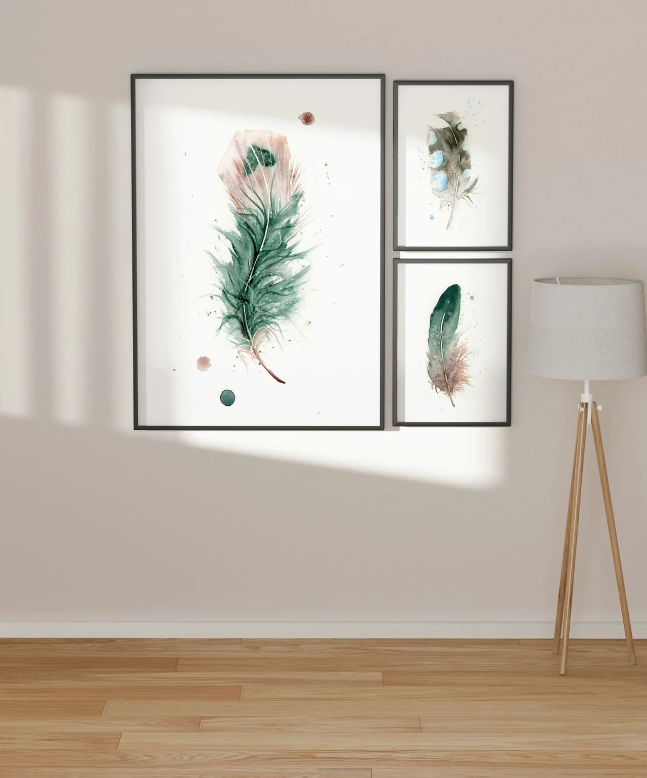 Peacock shown in a room setting