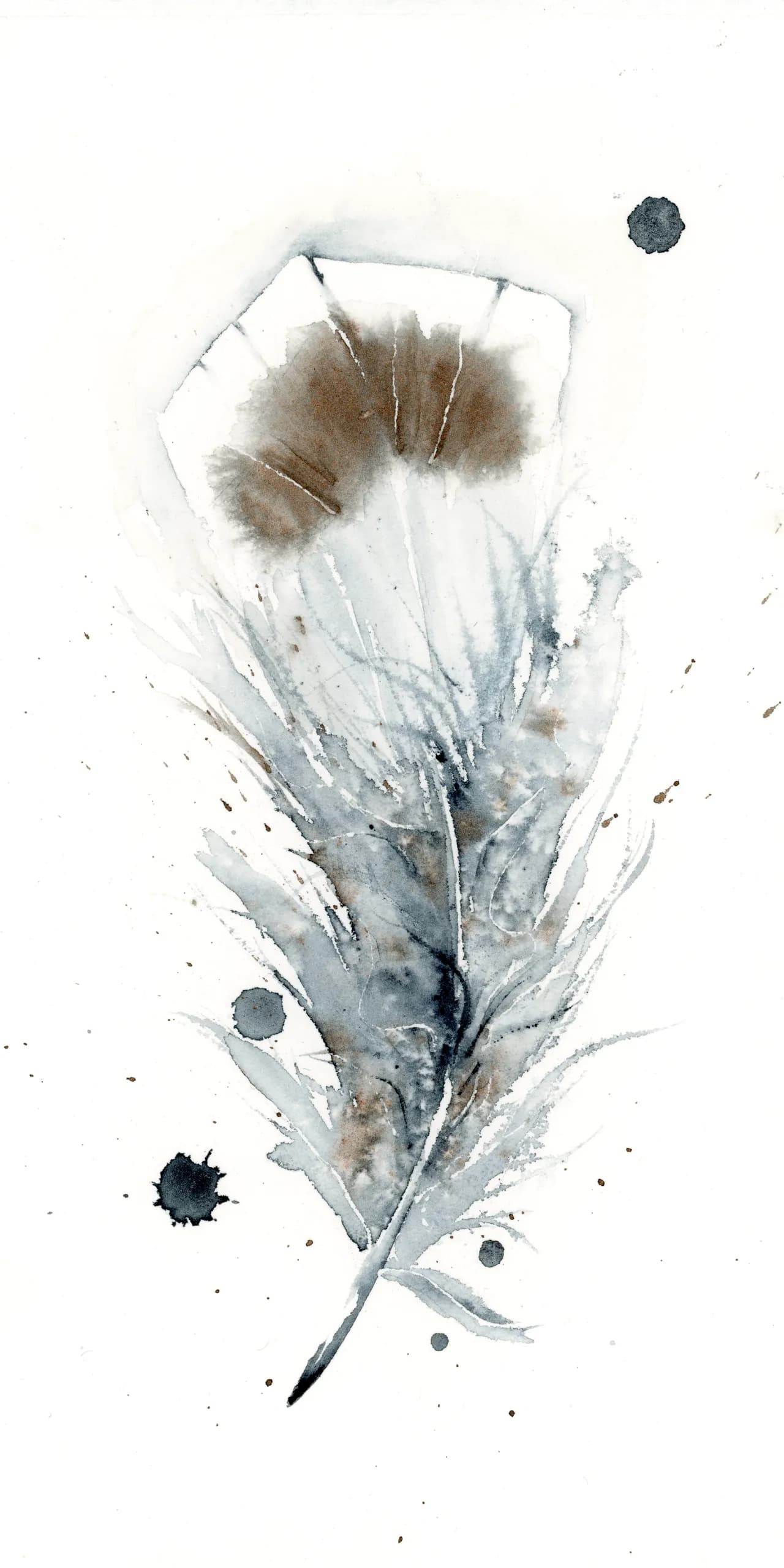 Great Horned Owl — watercolor by Shayna Larsen
