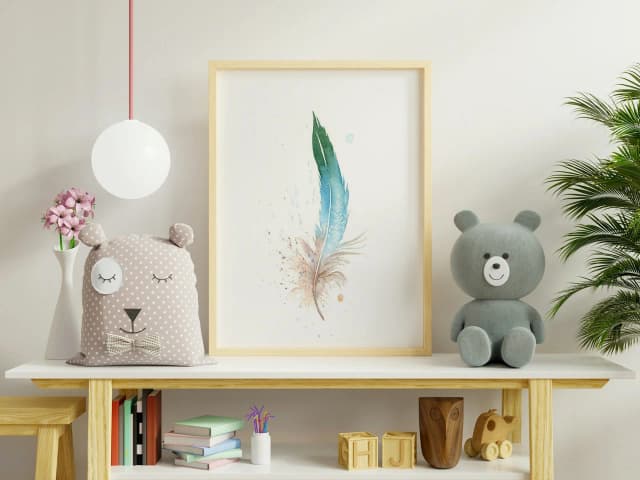 Blue Jay shown in a room setting