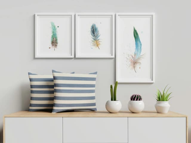 Blue Jay shown in a room setting