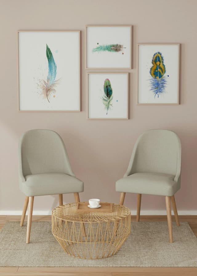 Blue Jay shown in a room setting