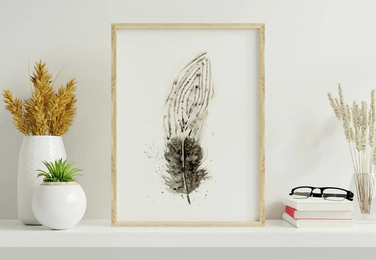 Silver Pheasant shown in a room setting