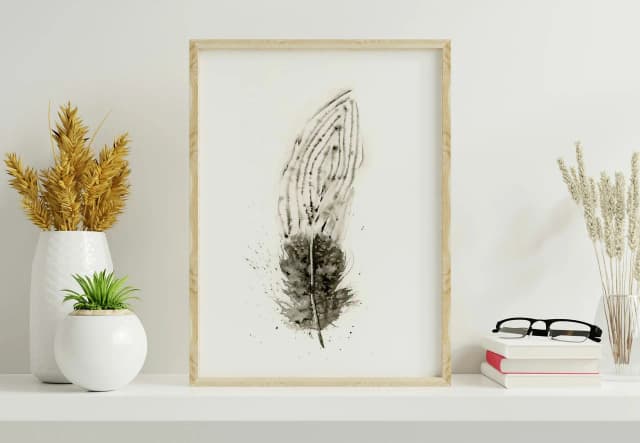 Silver Pheasant shown in a room setting