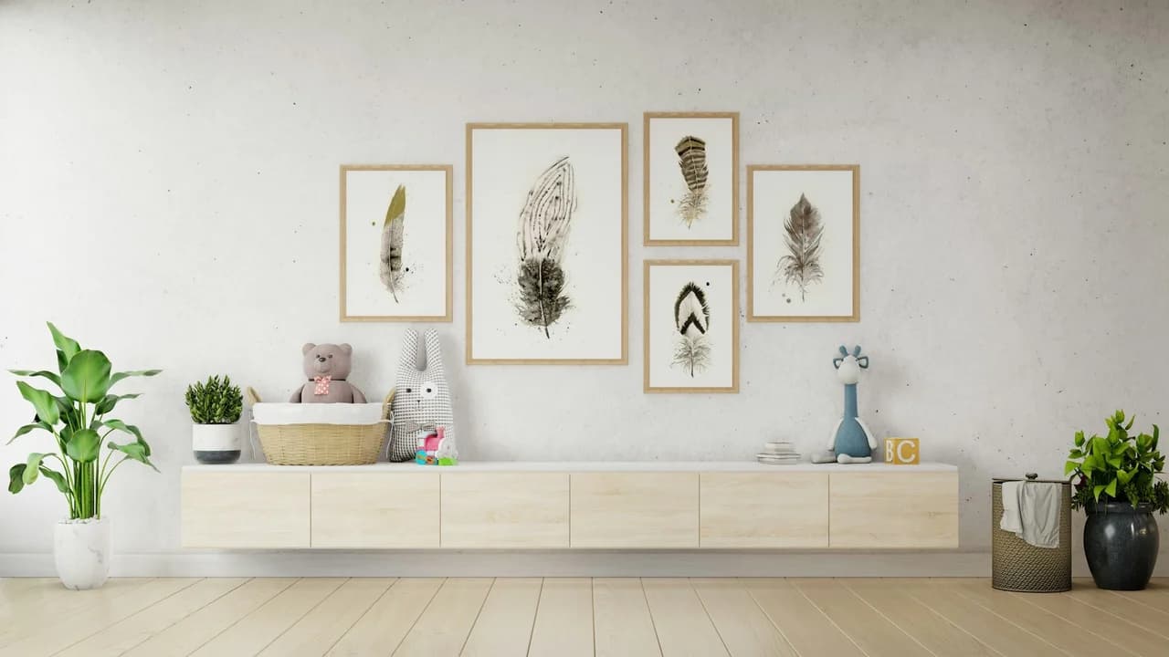 Silver Pheasant shown in a room setting