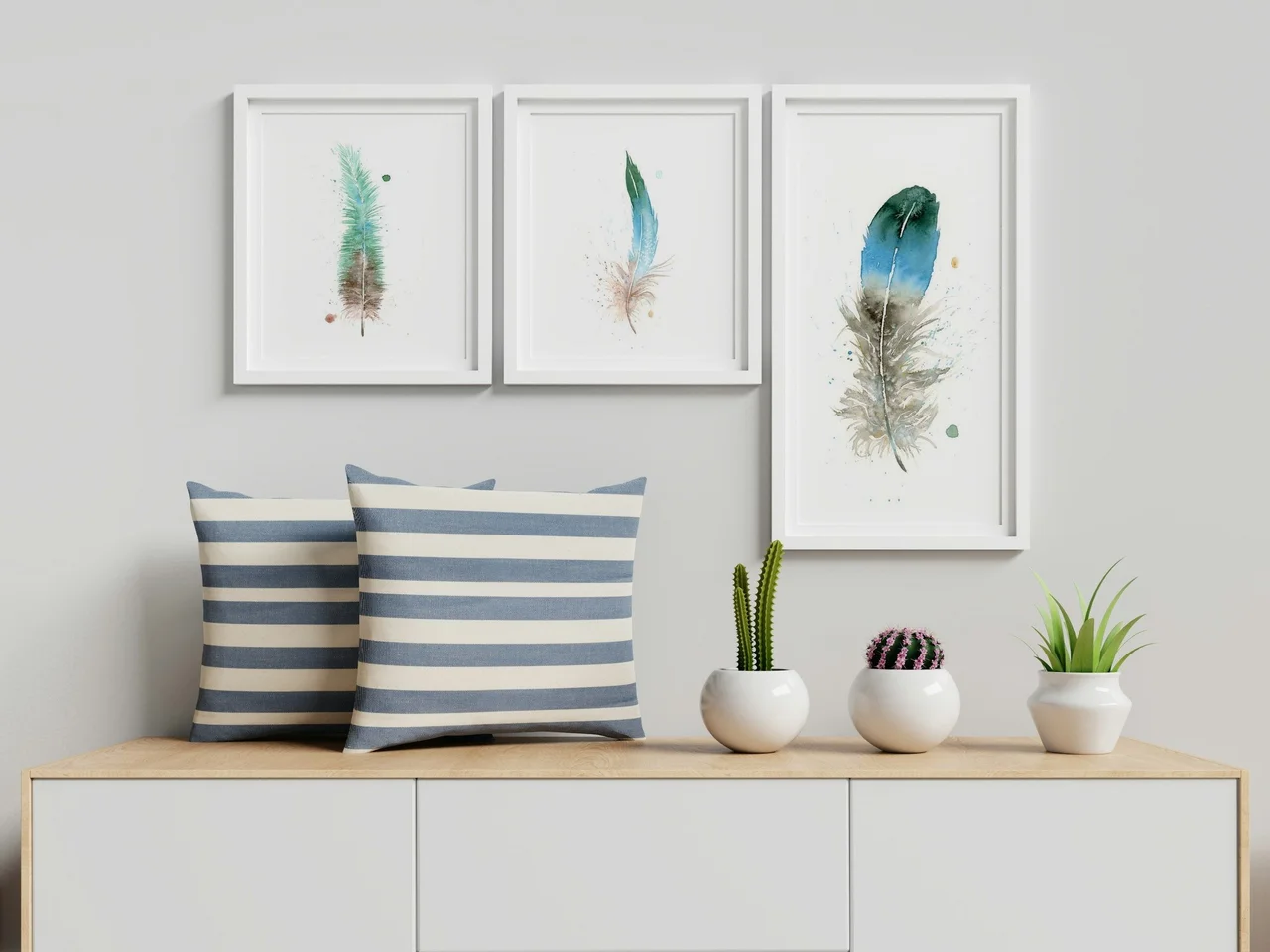 Duck shown in a room setting