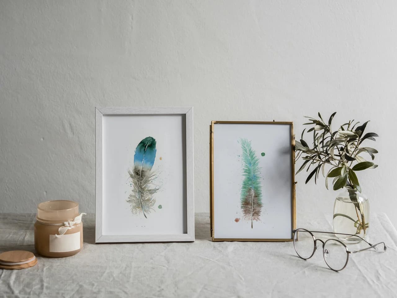 Duck shown in a room setting