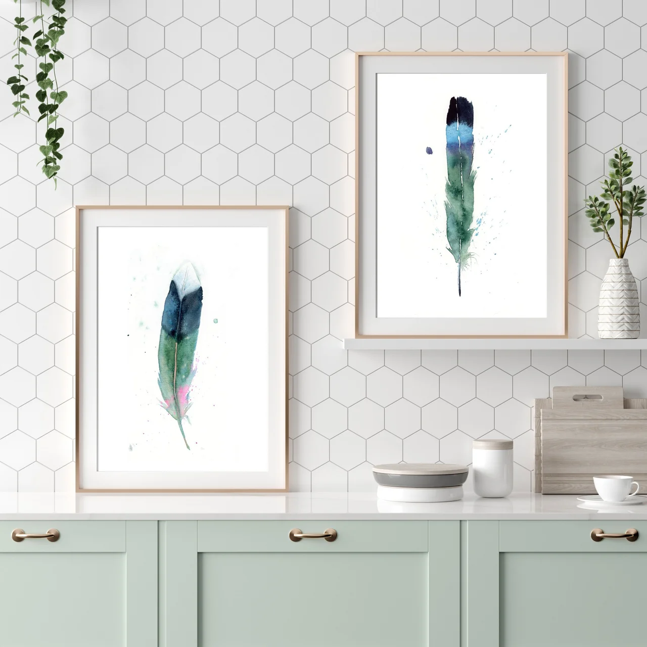Magpie Tailfeather shown in a room setting