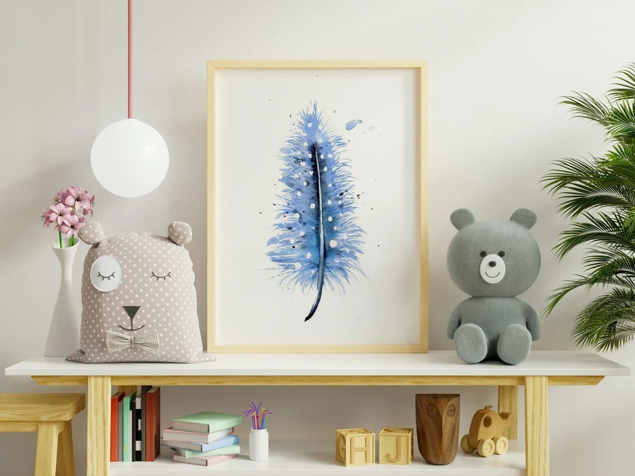 Blue Jay shown in a room setting