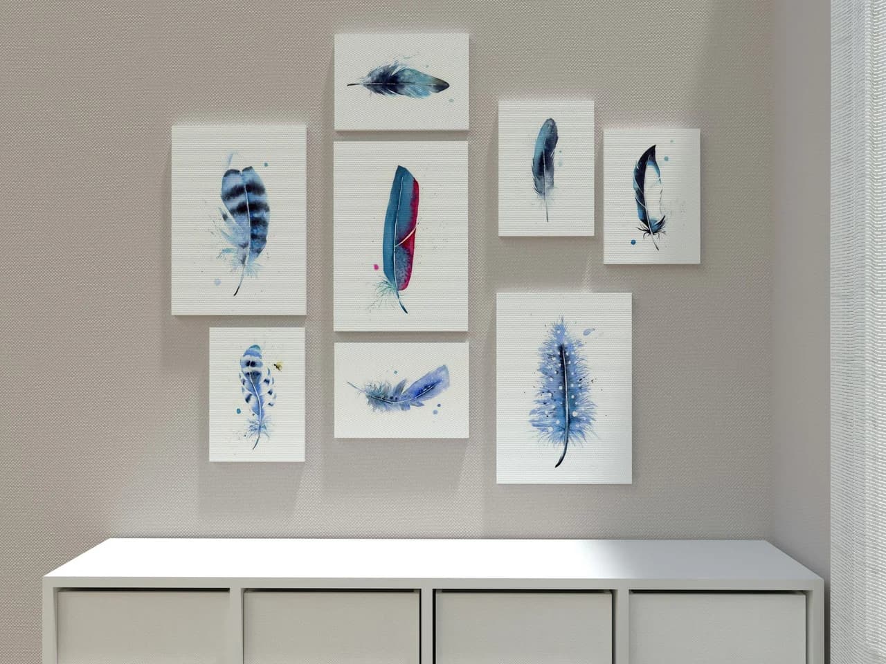 Blue Jay shown in a room setting