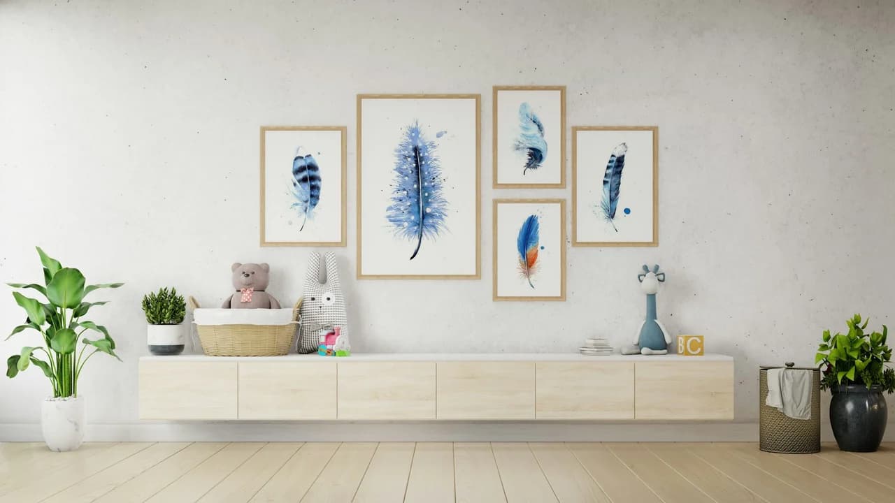Blue Jay shown in a room setting