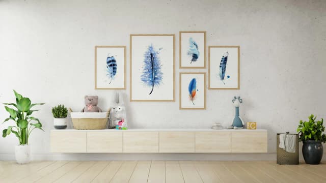 Blue Jay shown in a room setting