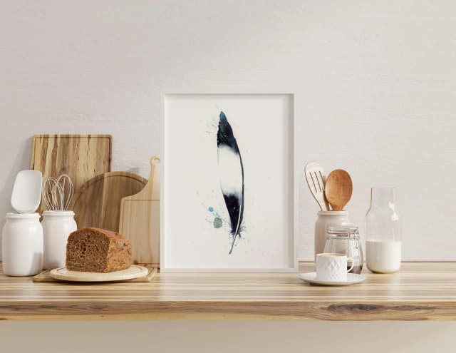 Magpie Wing shown in a room setting