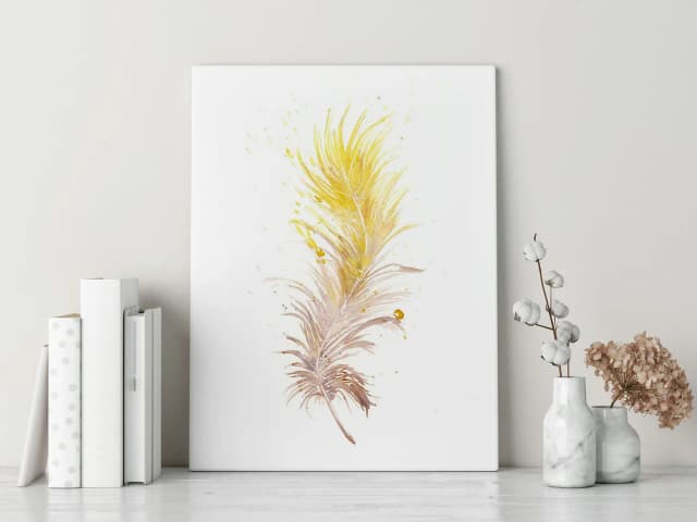 Canary shown in a room setting