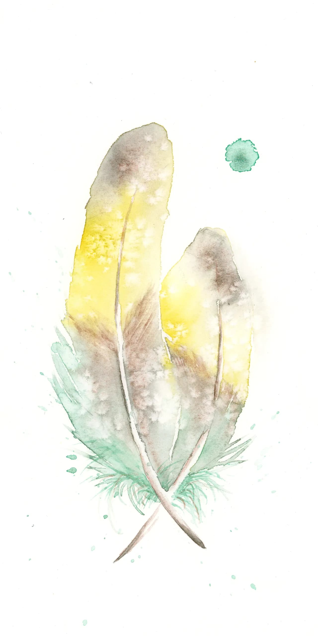 Love Birds — watercolor by Shayna Larsen