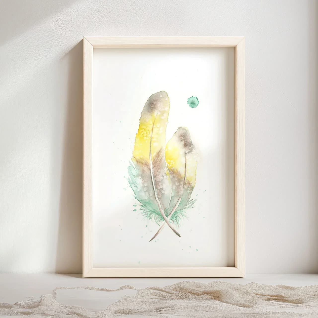 Love Birds shown in a room setting