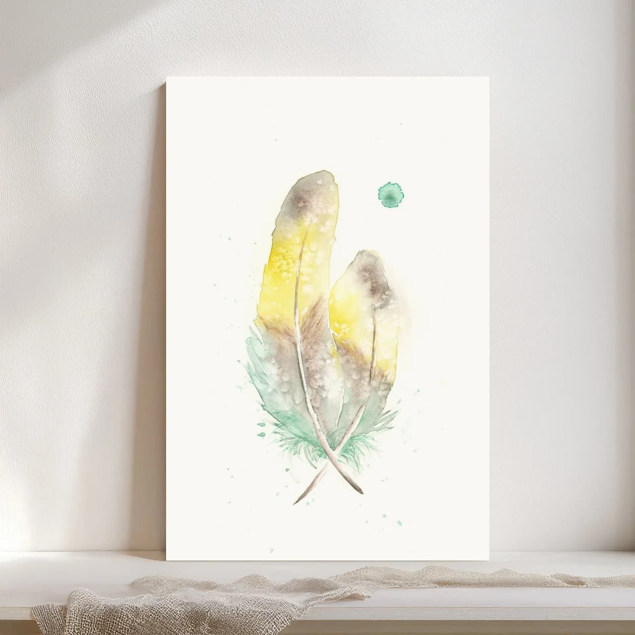 Love Birds shown in a room setting