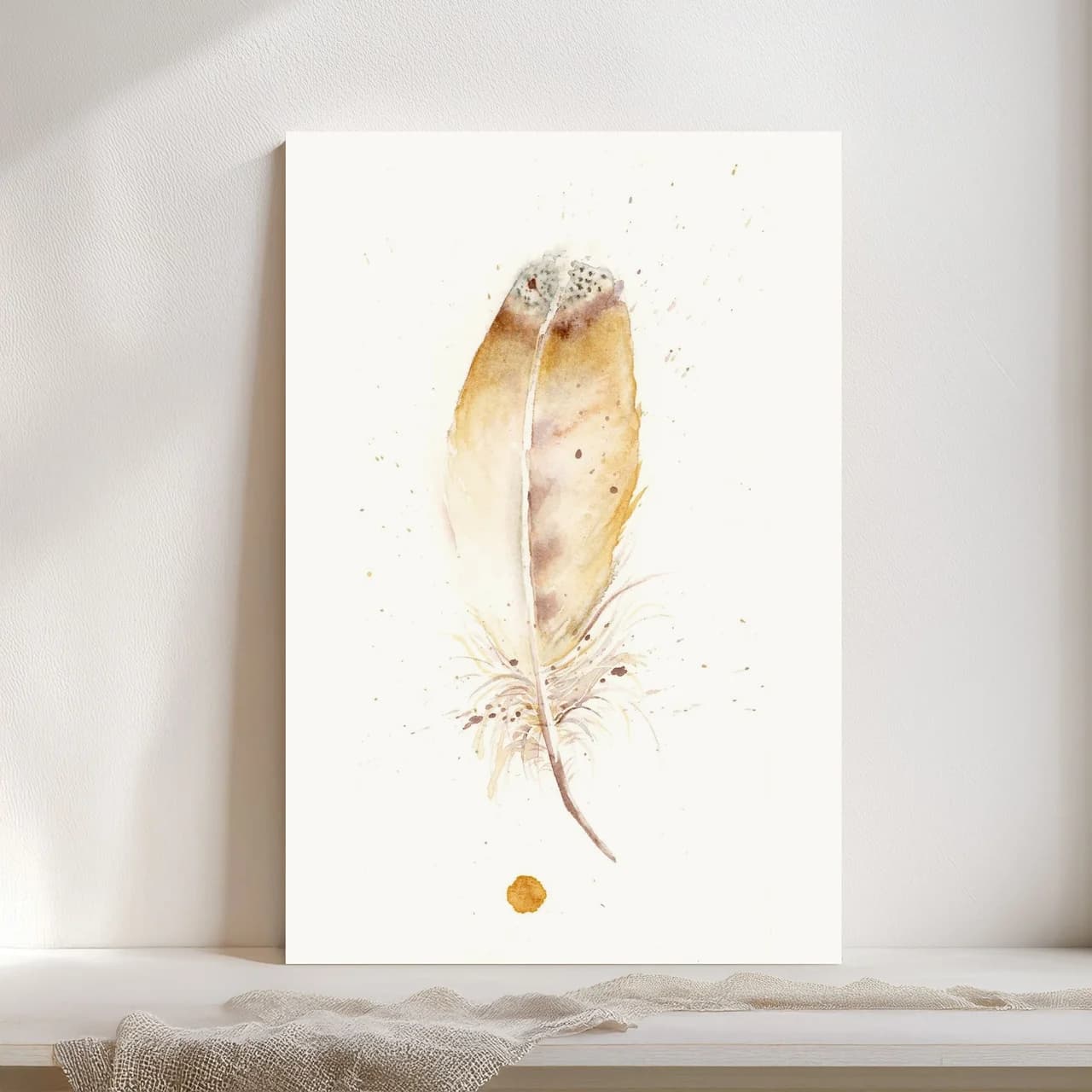 Owl shown in a room setting