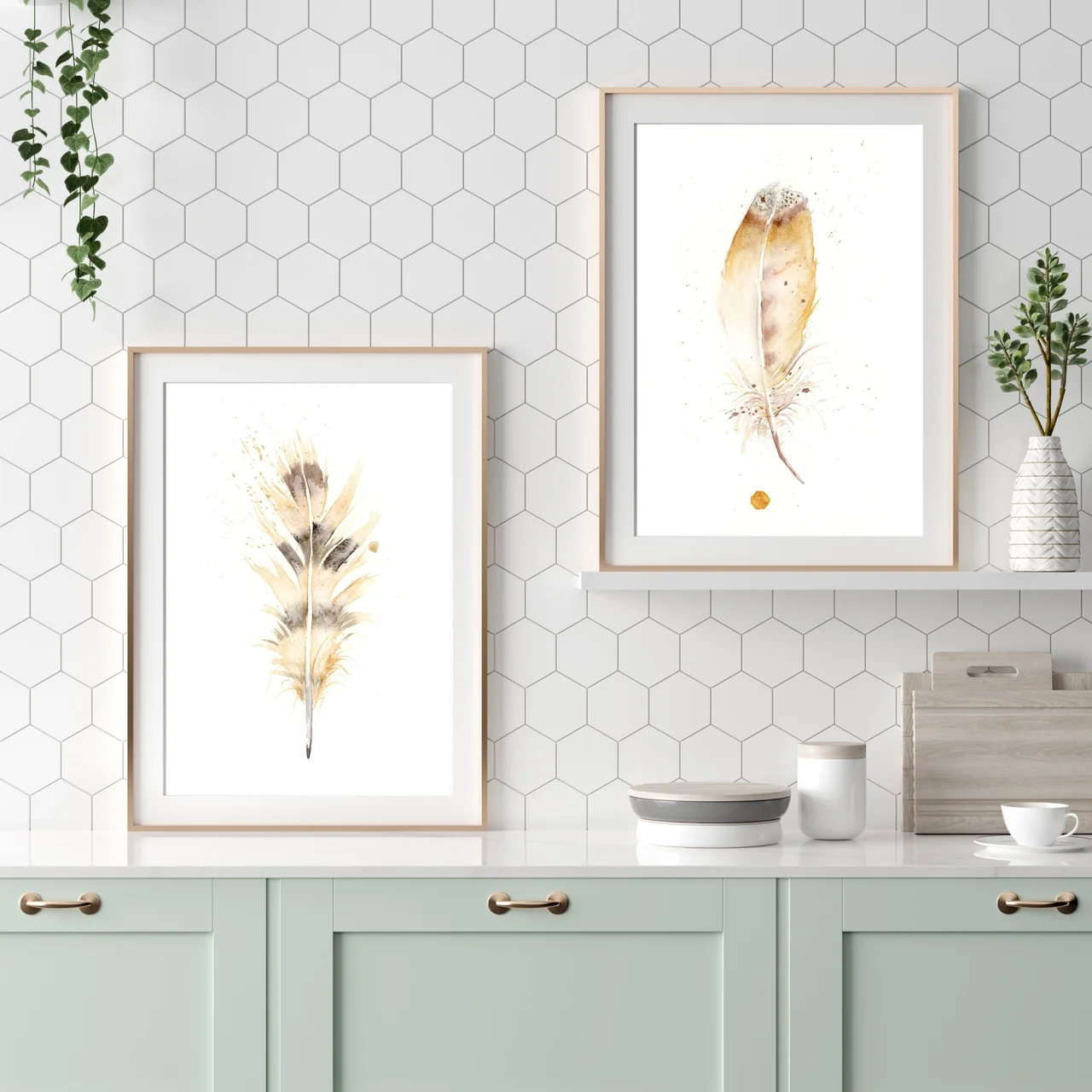 Owl shown in a room setting