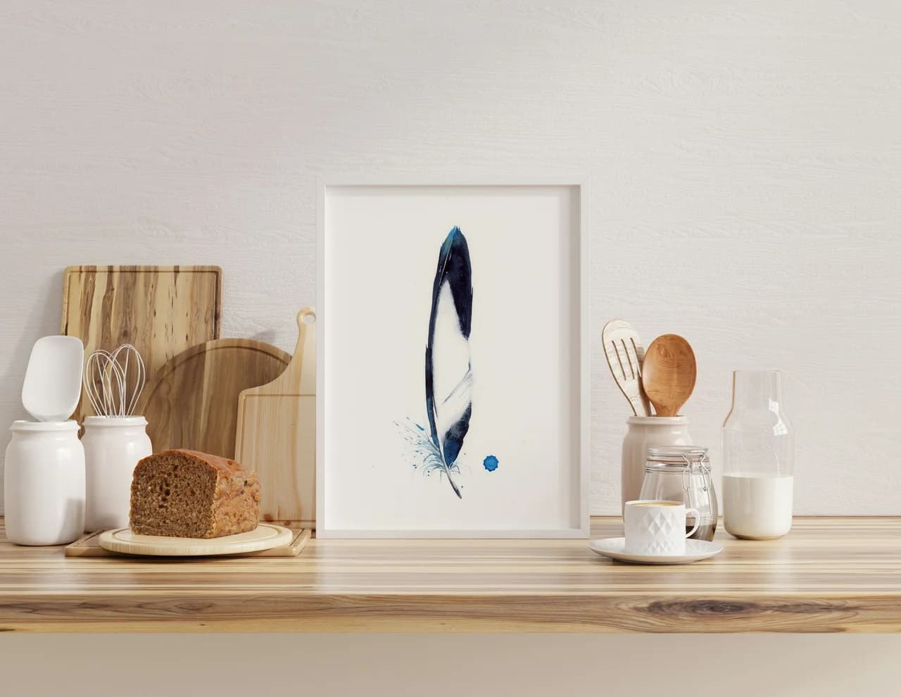 Magpie shown in a room setting