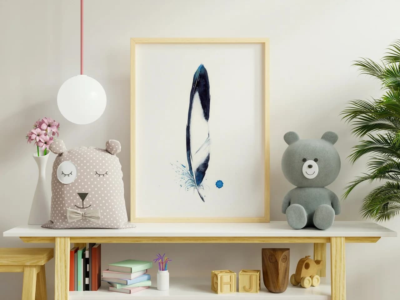 Magpie shown in a room setting