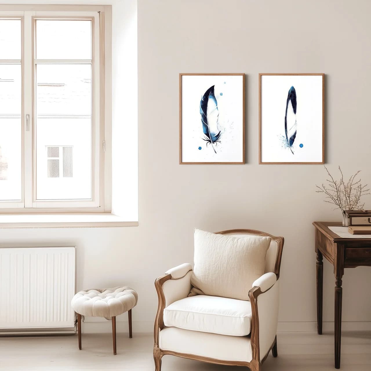 Magpie shown in a room setting