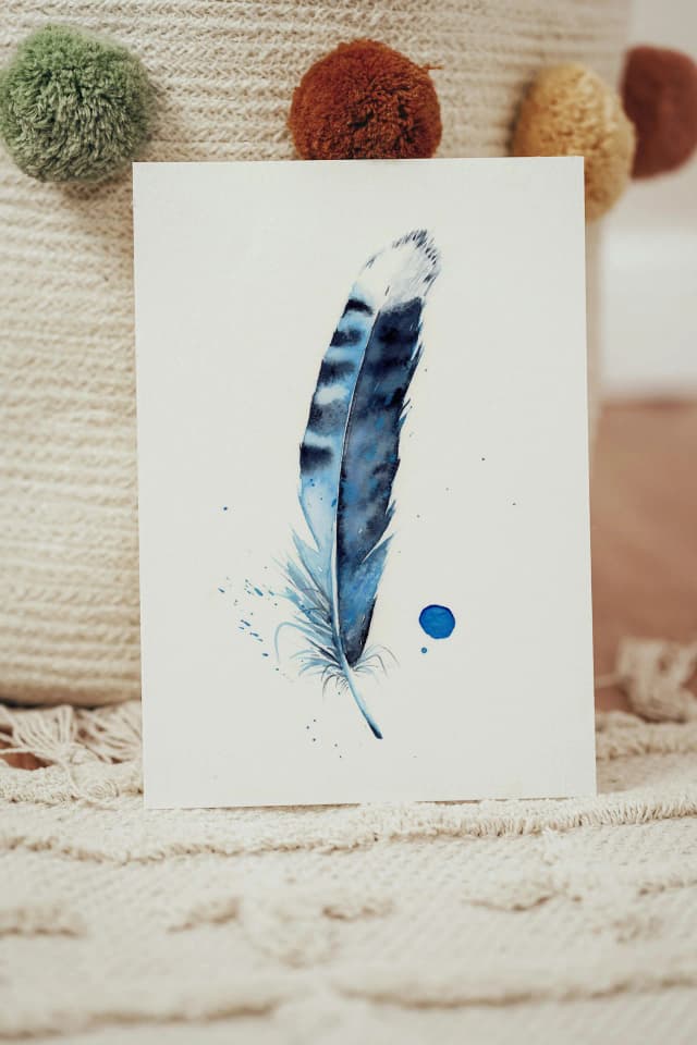 Blue Jay shown in a room setting