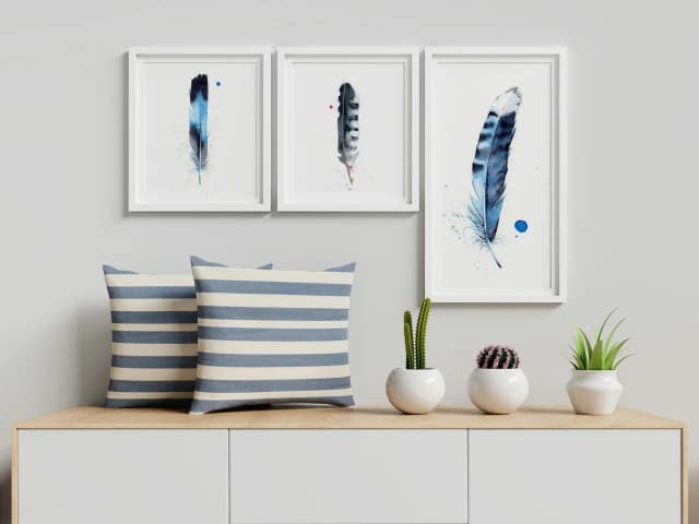 Blue Jay shown in a room setting