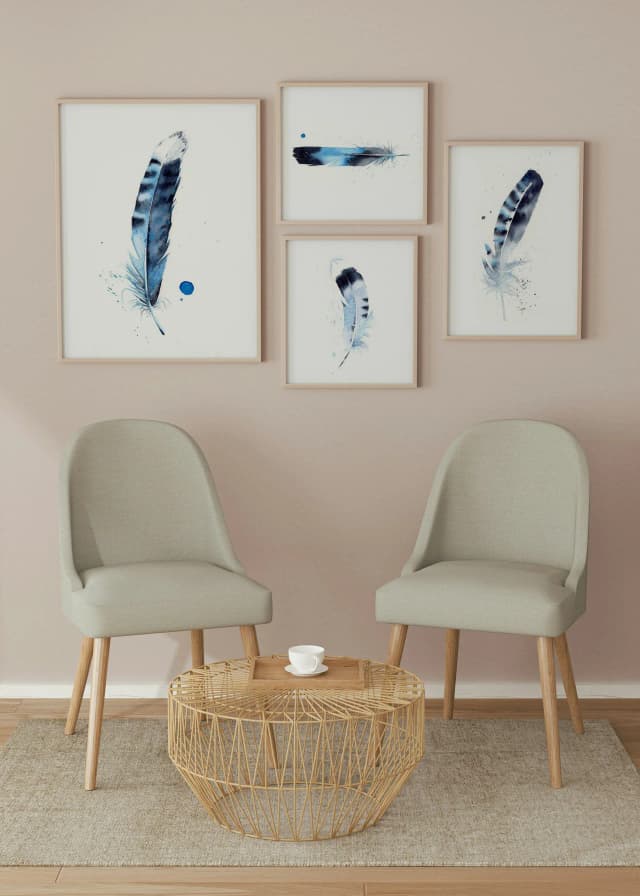 Blue Jay shown in a room setting