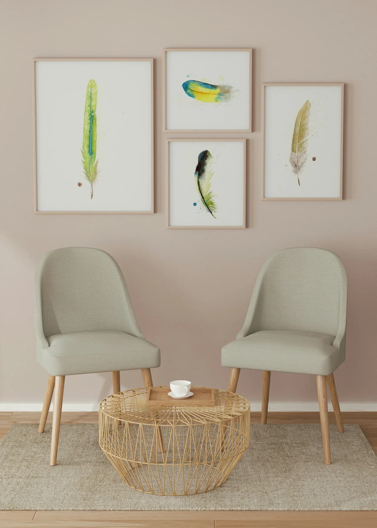 Quetzal shown in a room setting