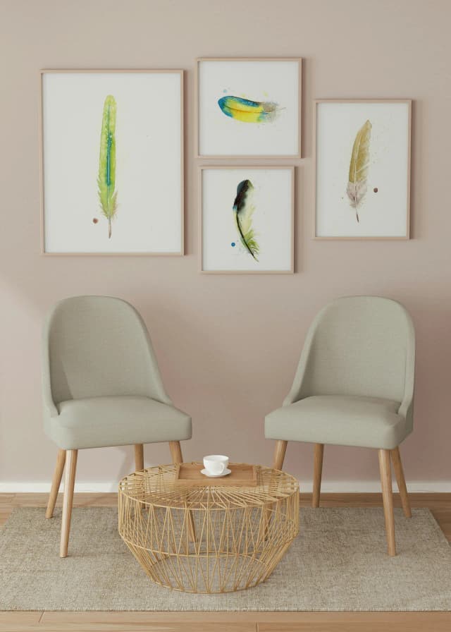 Quetzal shown in a room setting