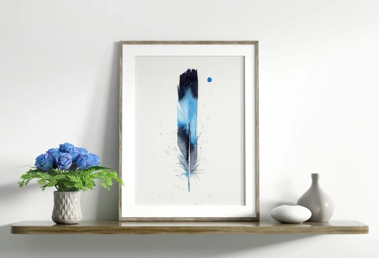 Blue Jay shown in a room setting