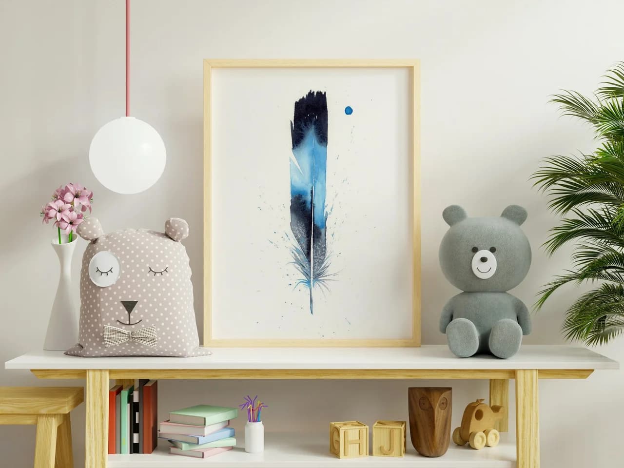 Blue Jay shown in a room setting
