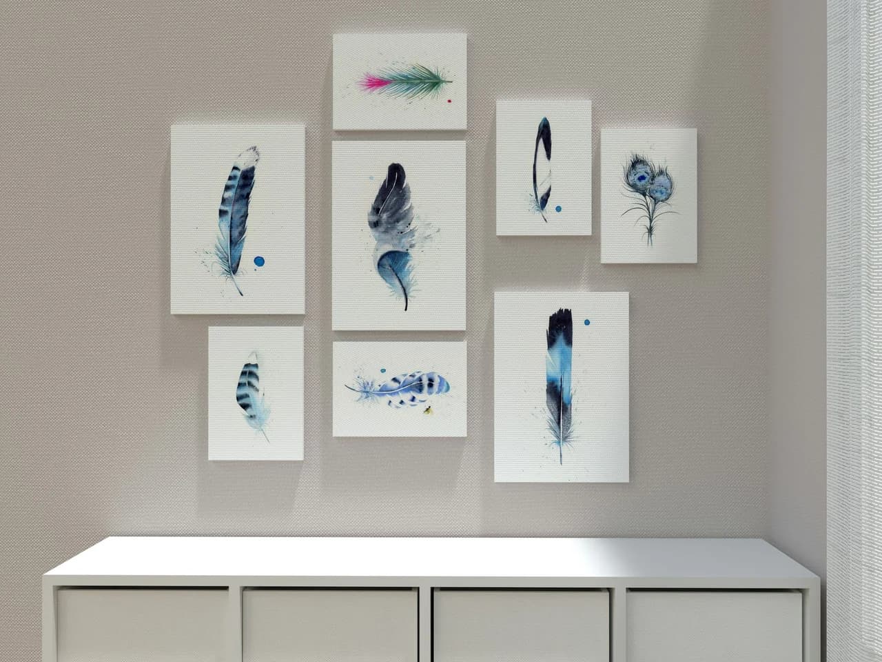 Blue Jay shown in a room setting