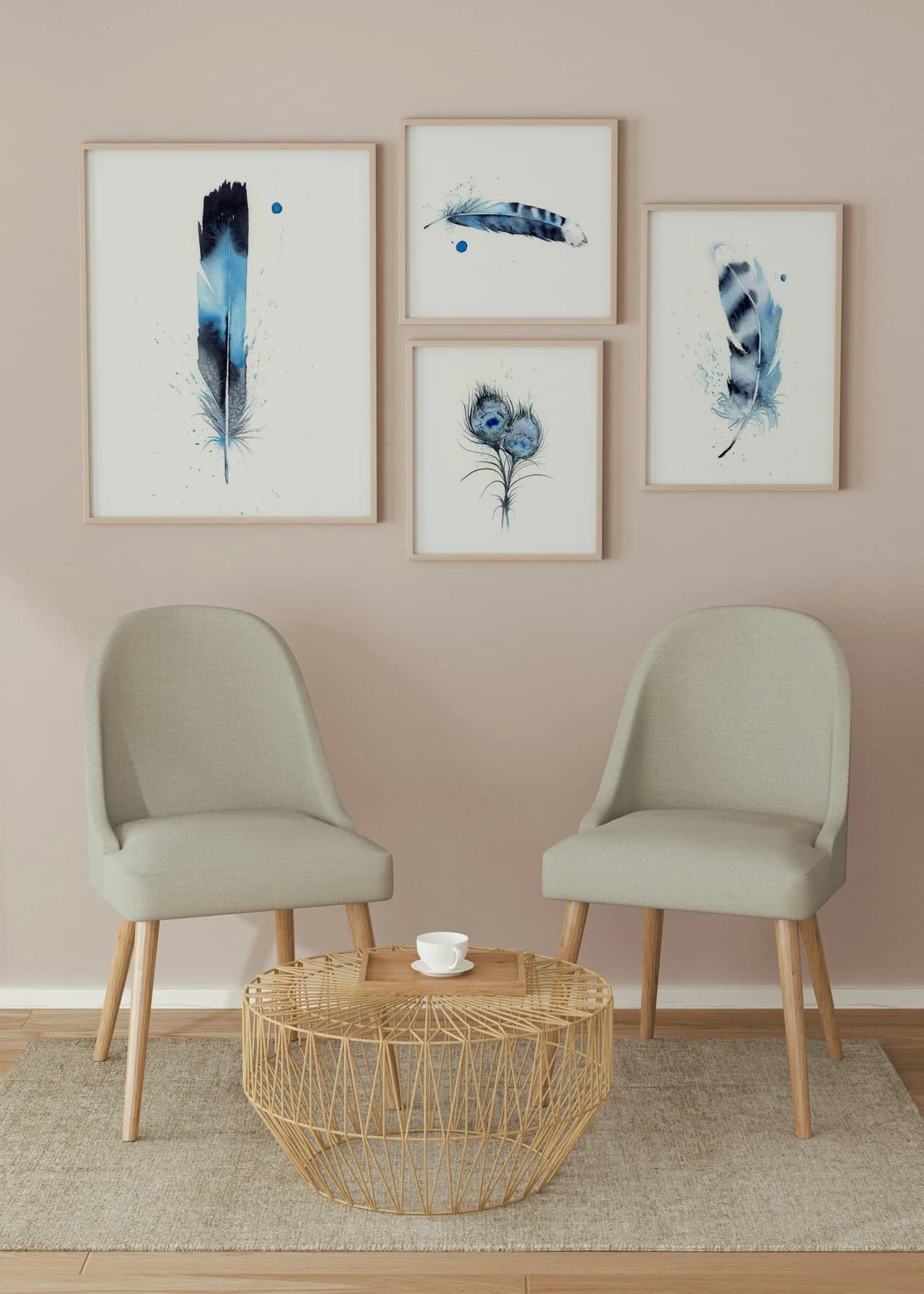 Blue Jay shown in a room setting