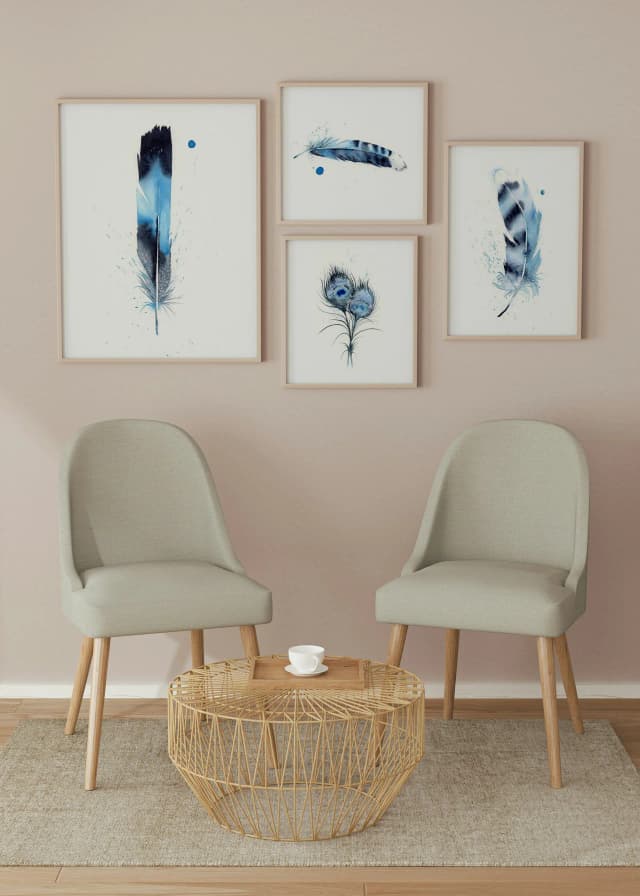 Blue Jay shown in a room setting