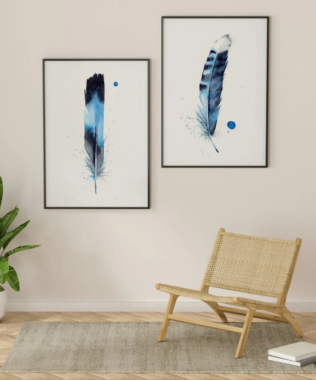 Blue Jay shown in a room setting