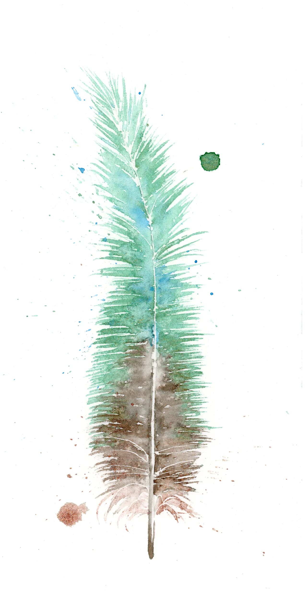 Great Blue Heron — watercolor by Shayna Larsen