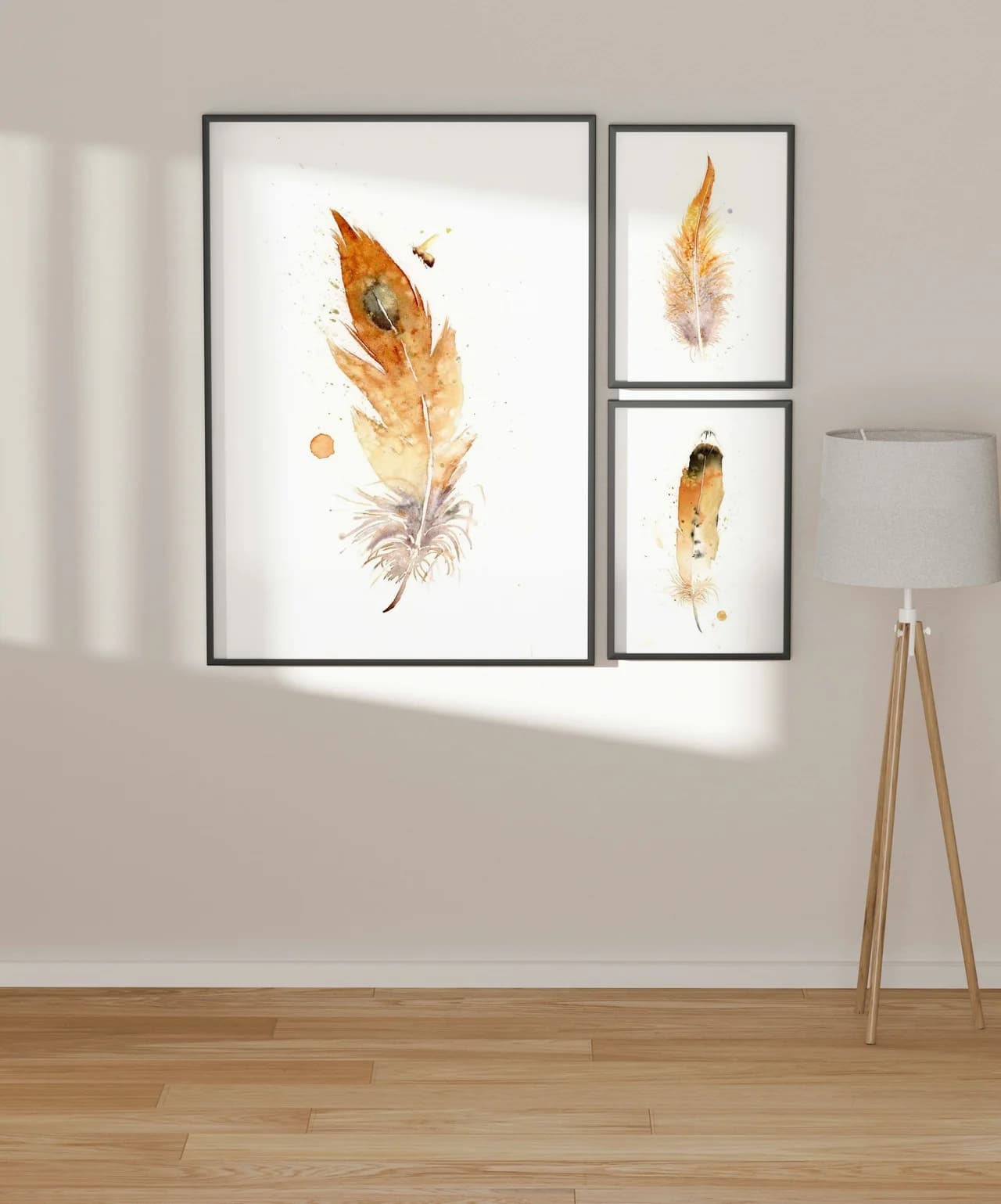 Barn Owl shown in a room setting