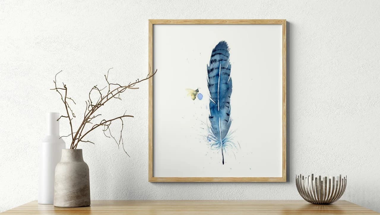 Blue Jay shown in a room setting