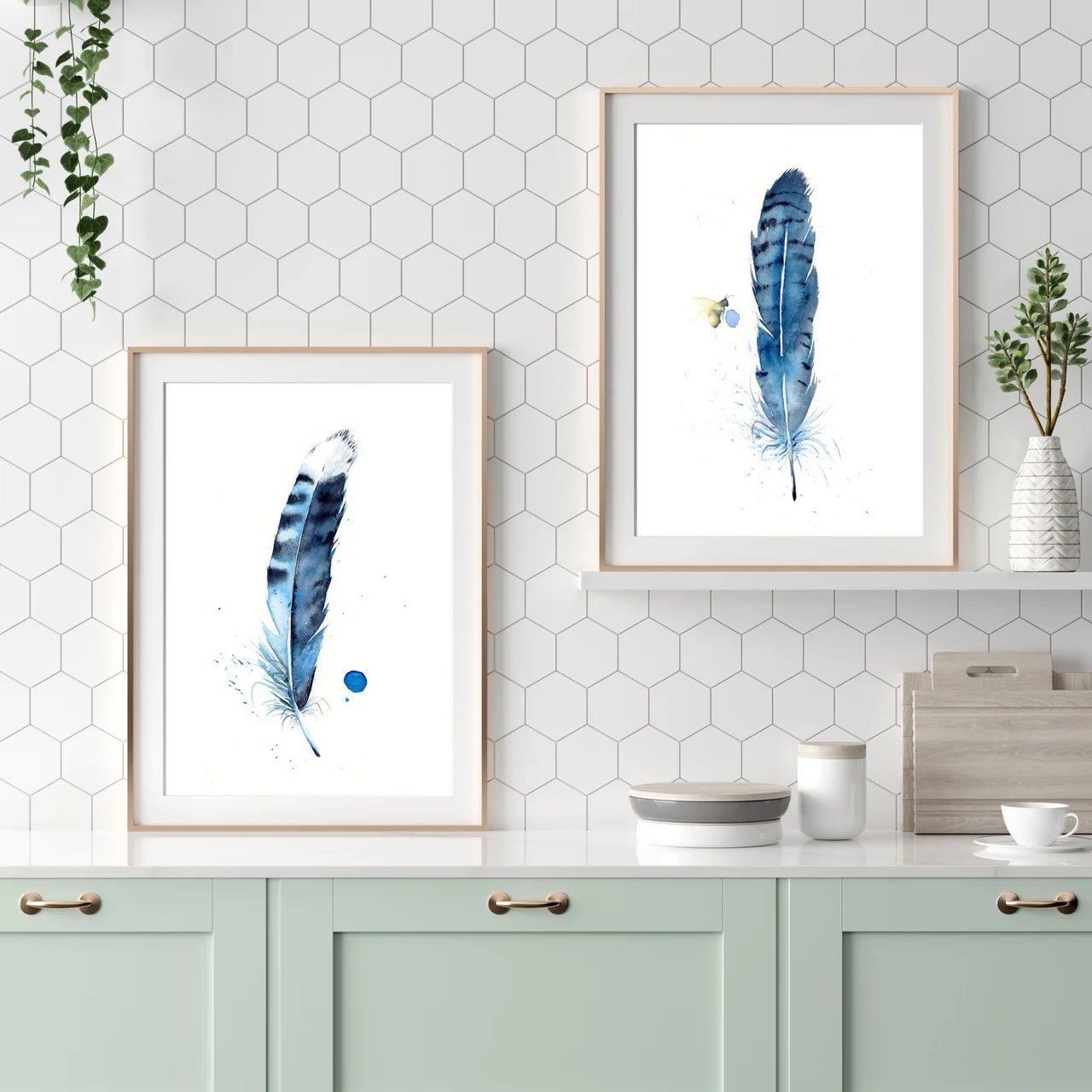 Blue Jay shown in a room setting