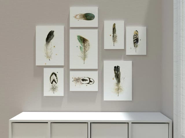 Loon shown in a room setting