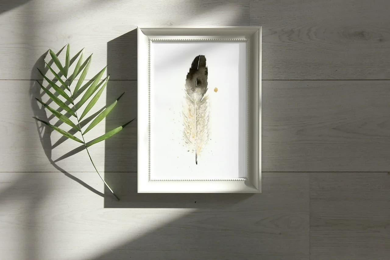 Eagle shown in a room setting