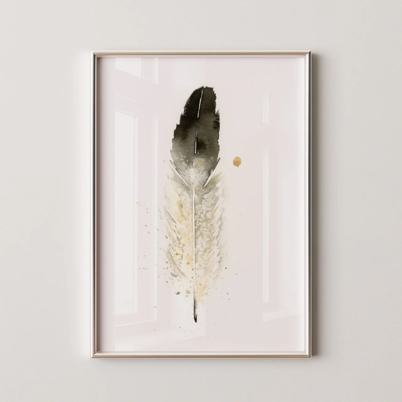 Eagle shown in a room setting