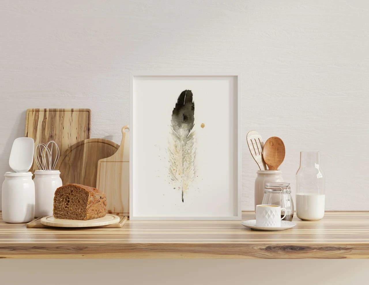 Eagle shown in a room setting