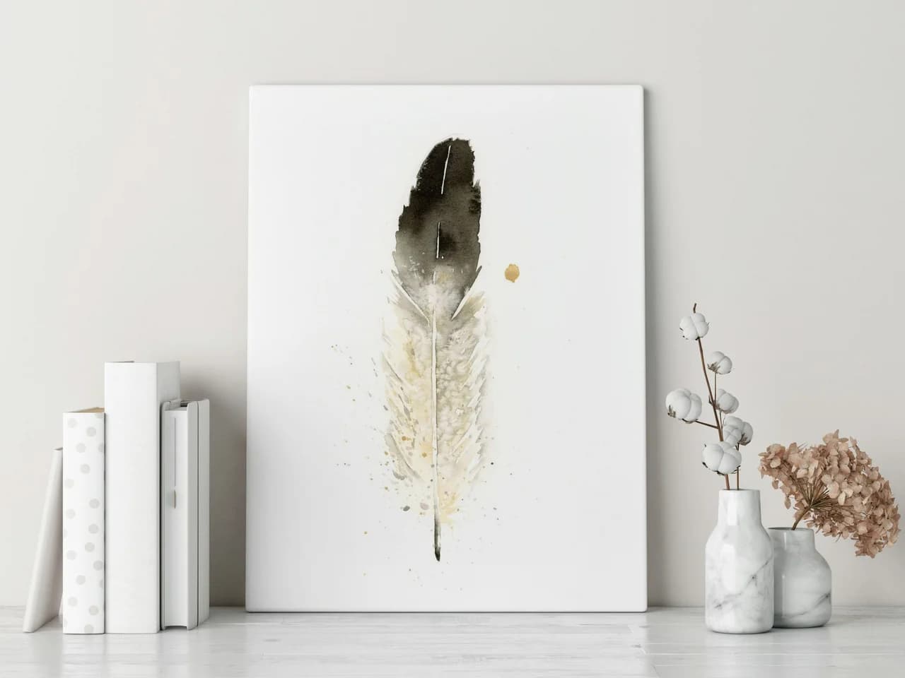 Eagle shown in a room setting